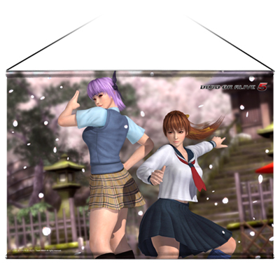 直接買 【2種紐無し】DOA5LR・U 等身大タペストリー×3種 かすみ 紅葉